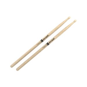 Promark Classic Attack 5B Shira Kashi Oak Drum Sticks, Oval Wood Tip