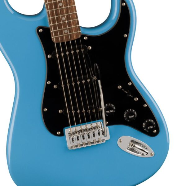 Squier Sonic Stratocaster, Laurel Fingerboard, Black Pickguard, California Blue - Image 3