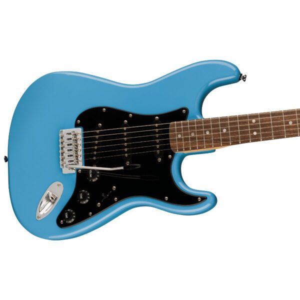 Squier Sonic Stratocaster, Laurel Fingerboard, Black Pickguard, California Blue - Image 4