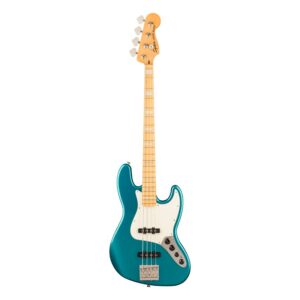 Squier Classic Vibe Active 70s Jazz Bass, Maple Fingerboard, Parchment Pickguard, Ocean Turquoise