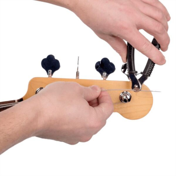 D'Addario Bass Pro-Winder String Winder, with Cutter, Black - Image 3