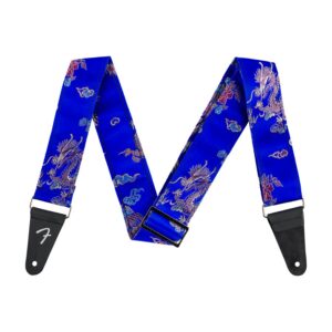 Fender Satin Dragon Strap, Blue