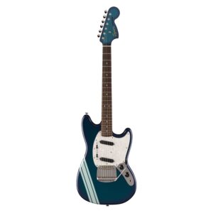 Squier Classic Vibe 60s Mustang, Laurel Fingerboard, White Pearloid Pickguard, Matching Headstock, Competition Burgundy (Limited Edition)