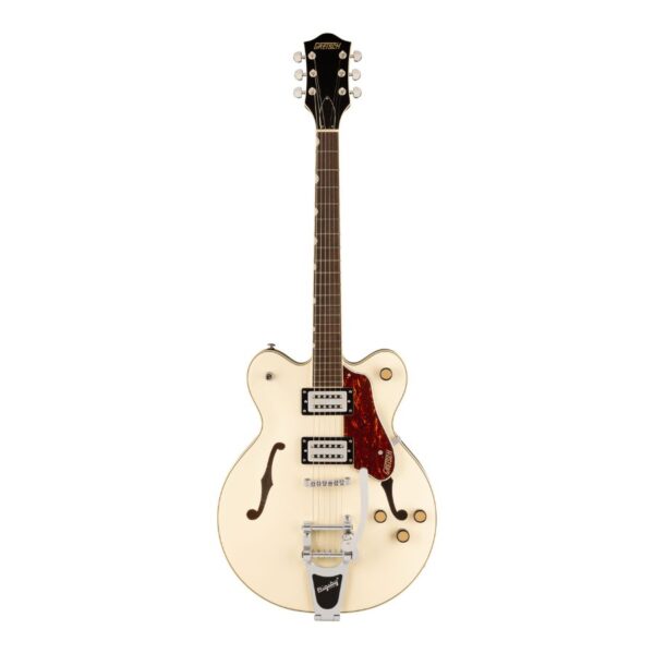 Gretsch G2622T Streamliner Center Block Double-Cut with Bigsby®, Laurel Fingerboard, Broad’Tron BT-3S Pickups, Vintage White