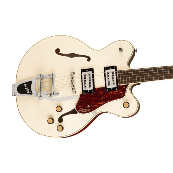Gretsch G2622T Streamliner Center Block Double-Cut with Bigsby®, Laurel Fingerboard, Broad’Tron BT-3S Pickups, Vintage White - Image 4