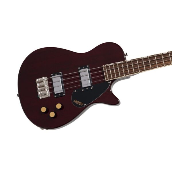 Gretsch Streamliner Jet Club Bass Single-Cut, Laurel Fingerboard, Walnut Stain - Image 4
