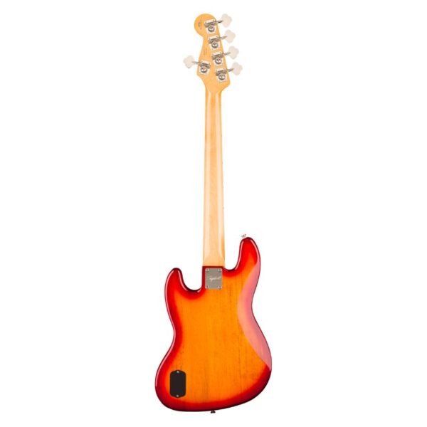 Squier Classic Vibe Active Jazz Bass V, Laurel Fingerboard, White Pearloid Pickguard, Sienna Sunburst - Image 2