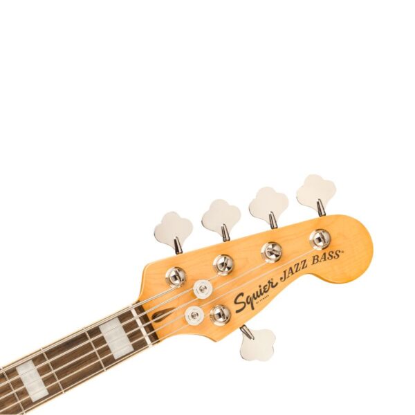 Squier Classic Vibe Active Jazz Bass V, Laurel Fingerboard, White Pearloid Pickguard, Sienna Sunburst - Image 4