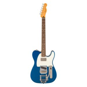 Squier Classic Vibe Custom Telecaster SH with Bigsby, Parchment Pickguard, Lake Placid Blue
