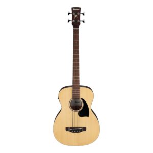 Ibanez PCBE12-OPN Grand Concert Acoustic Bass Guitar, Spruce Top, Open Pore Natural