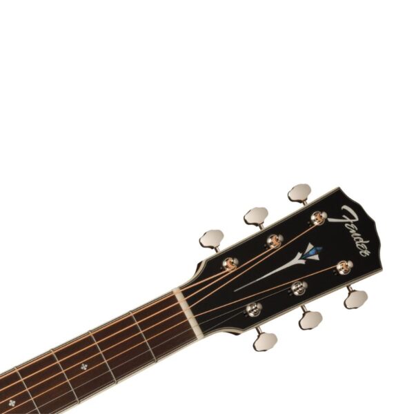 Fender PS-220E Parlor Acoustic Electro Guitar, Aged Cognac Burst, Mahogany Top - Image 5