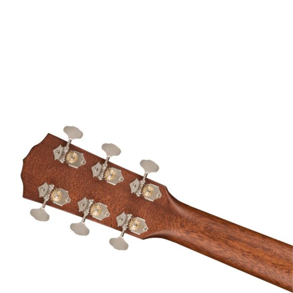 Fender PS-220E Parlor Acoustic Electro Guitar, Aged Cognac Burst, Mahogany Top - Image 6