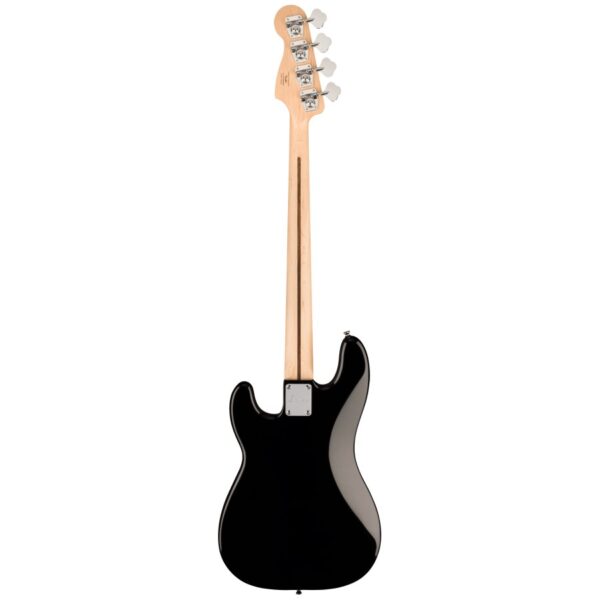 Squier Sonic Precision Bass, Laurel Fingerboard, White Pickguard, Black - Image 2