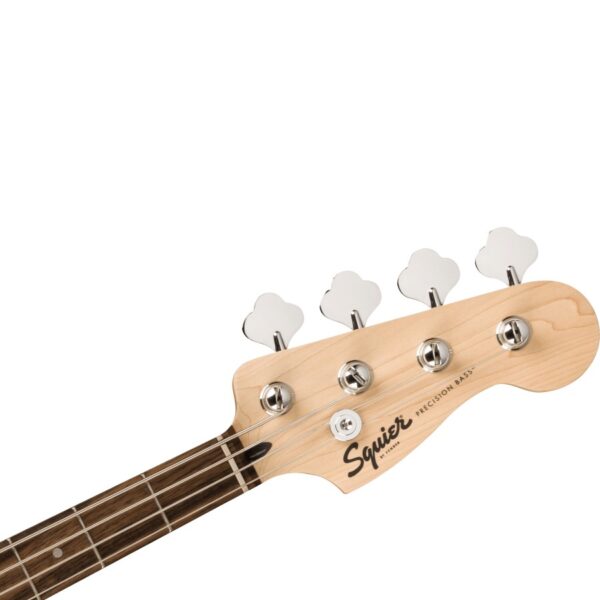 Squier Sonic Precision Bass, Laurel Fingerboard, White Pickguard, Black - Image 5