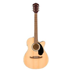 Fender FA-135CE Concert Cutaway Electro Acoustic Guitar, Natural