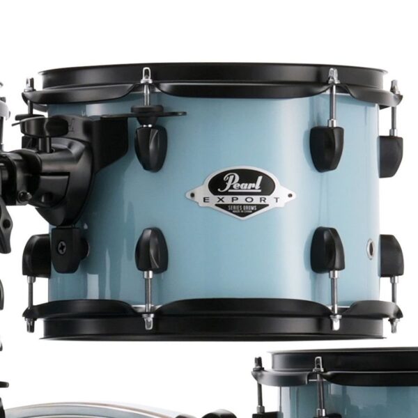 Pearl Export EXX American Fusion 5-Piece Drum Kit, Ltd Ed Black Hardware, Daphne Blue - Image 2