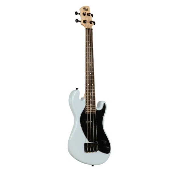 Kala Solid Body 4-String Fretted U-Bass, Powder Blue - Image 3