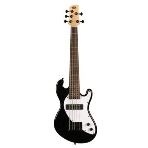 Kala Solid Body 5-String Fretted U-Bass, Black