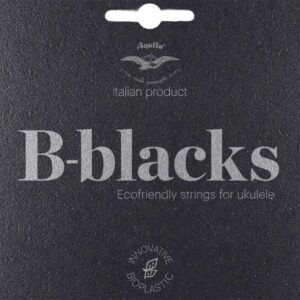 Aquila B-Blacks Ukulele Strings Set, Soprano/Concert