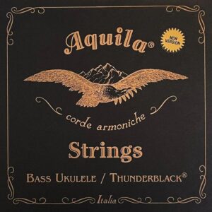 Aquila Thunderblack 4-String Ukulele Bass String Set