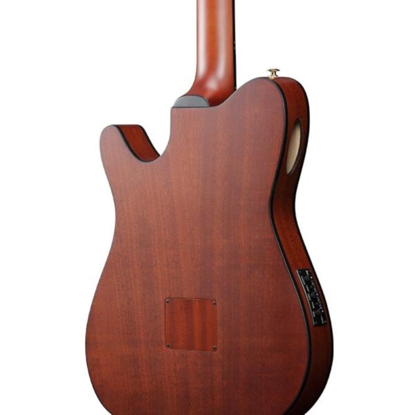 Ibanez FRH10N-RGF Slimline Electro Acoustic Guitar, Nylon Strings, Rose Gold Metallic Flat - Image 4