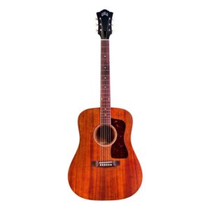Guild D-20 Dreadnought Acoustic Guitar, Solid Mahogany, Natural
