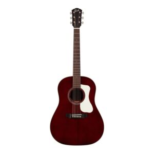 Guild DS-240WR Slope Shoulder Dreadnought Acoustic Guitar, Wine Red