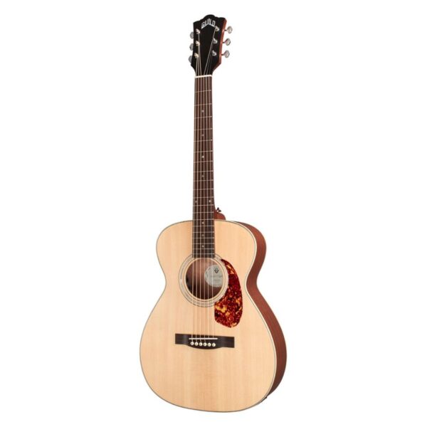 Guild M-240E Electro Acoustic Guitar, Natural - Image 3