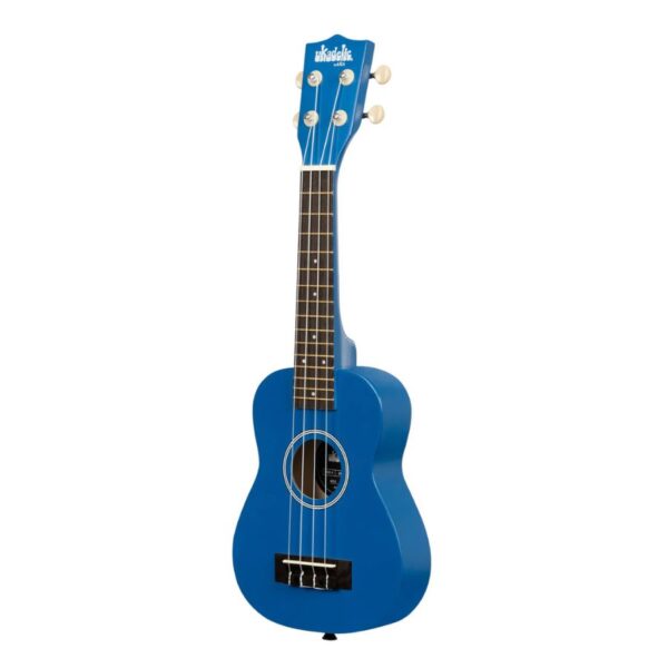 Kala Ukadelic Soprano Ukulele, Blue Ink, with Bag - Image 3