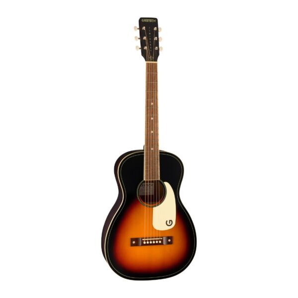Jim Dandy Parlor Acoustic Guitar, Rex Burst - Image 3