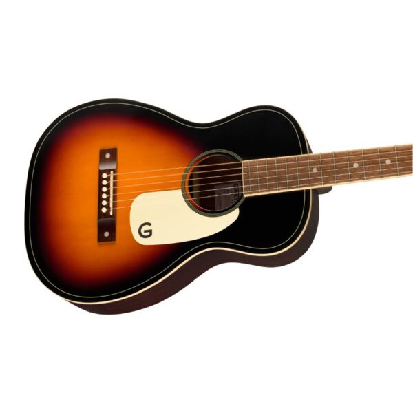 Jim Dandy Parlor Acoustic Guitar, Rex Burst - Image 4
