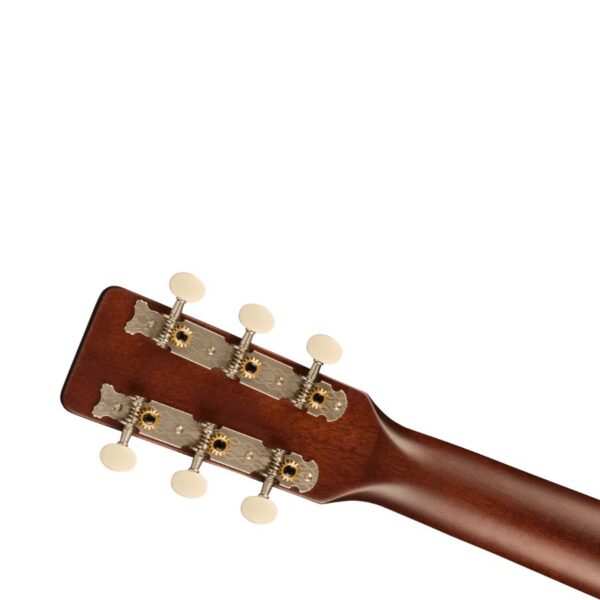 Jim Dandy Deltoluxe Parlor Acoustic Guitar, Tortoiseshell Pickguard, Black Top - Image 6
