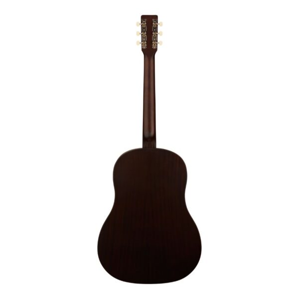 Jim Dandy Dreadnought Acoustic Guitar, Deep Cherry Burst - Image 2