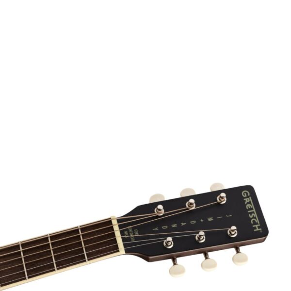 Jim Dandy Dreadnought Acoustic Guitar, Deep Cherry Burst - Image 5