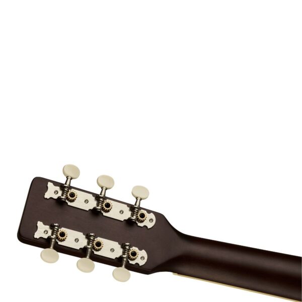 Jim Dandy Dreadnought Acoustic Guitar, Deep Cherry Burst - Image 6