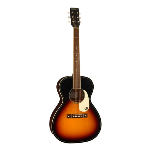 Jim Dandy Concert Acoustic Guitar, Rex Burst - Image 3
