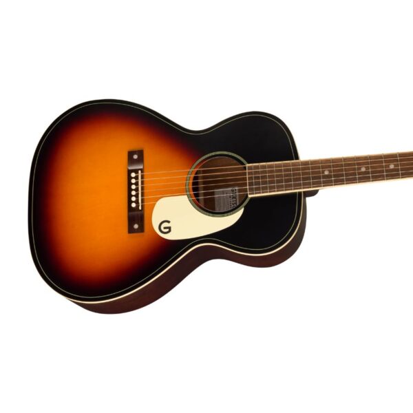 Jim Dandy Concert Acoustic Guitar, Rex Burst - Image 4