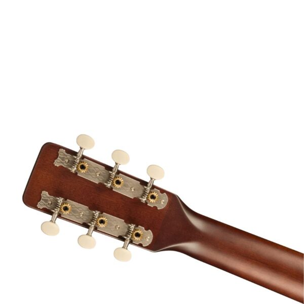 Jim Dandy Deltoluxe Concert Acoustic Guitar, Black Top - Image 6