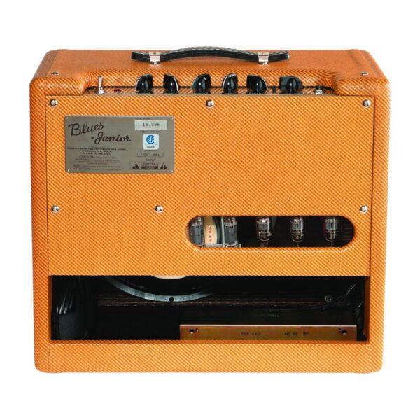 Fender Blues Junior Guitar Amp, Lacquered Tweed - Image 2