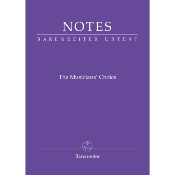 Barenreiter Notes Manuscript and Notebook, Faure Purple