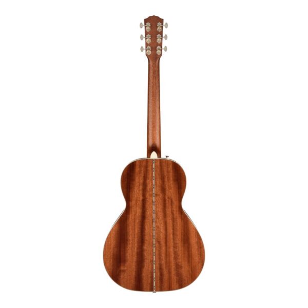 Fender PS-220E Parlor Acoustic Electro Guitar, Aged Cognac Burst, Mahogany Top - Image 2