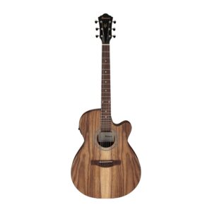 Ibanez V Series VC40WSCE-OPB Cutaway Concert Electro Acoustic Guitar, Open Pore Brown