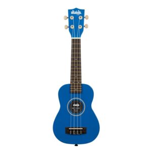Kala Ukadelic Soprano Ukulele, Blue Ink, with Bag