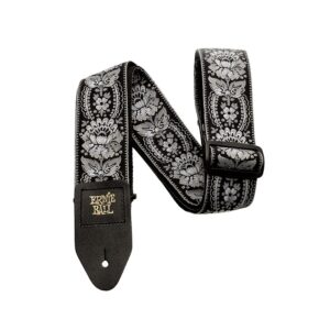 Ernie Ball Jacquared Strap, Silver Orleans