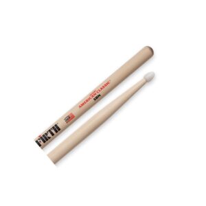 Vic Firth American Classic 5B Drum Sticks, Nylon Tip