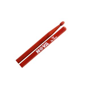 Vic Firth Nova 5B Red Wood Tip Drum Sticks