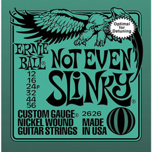 Ernie Ball Not Even Slinky Electric Guitar String Set, 12-56