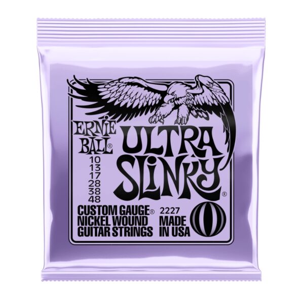 Ernie Ball Ultra Slinky Electric Guitar String Set,10-48