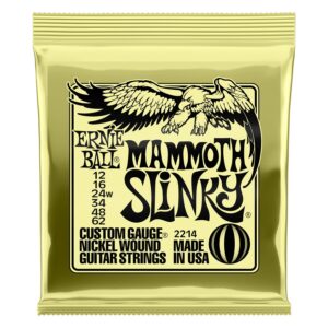 Ernie Ball Mammoth Slinky Electric Guitar String Set,12-62