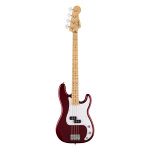 Fender Standard Precision Bass, Maple Fingerboard, White Pickguard, Candy Cola